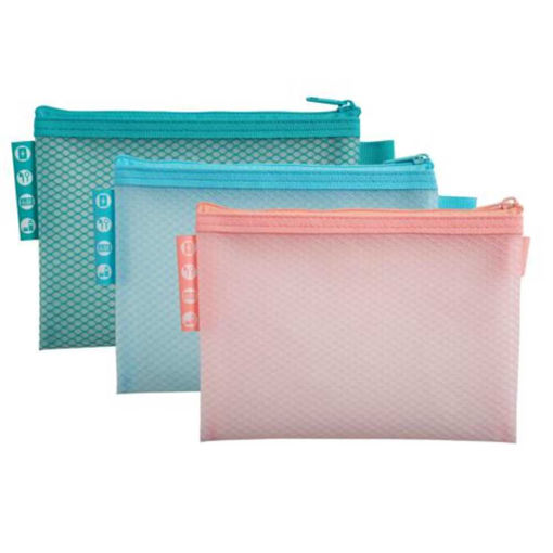 Picture of EXACOMPTA  ZIP LOCK FOLDER PASTEL A6